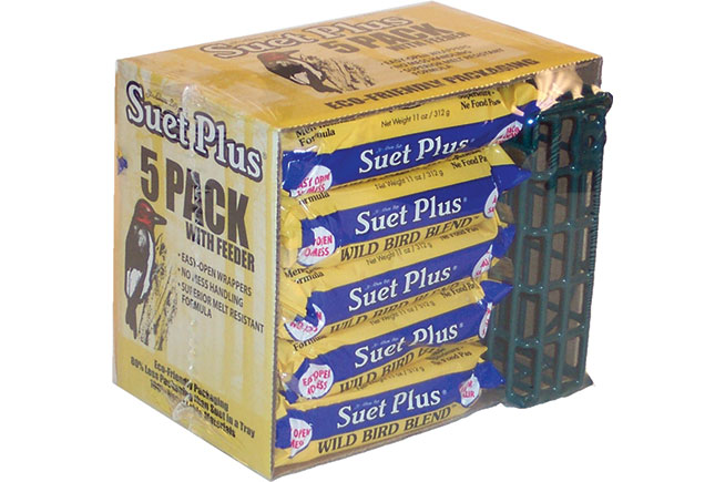 Suet Plus 5 Pack With Feeder
