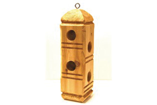 Suet Plug Feeder – Decorative Cedar