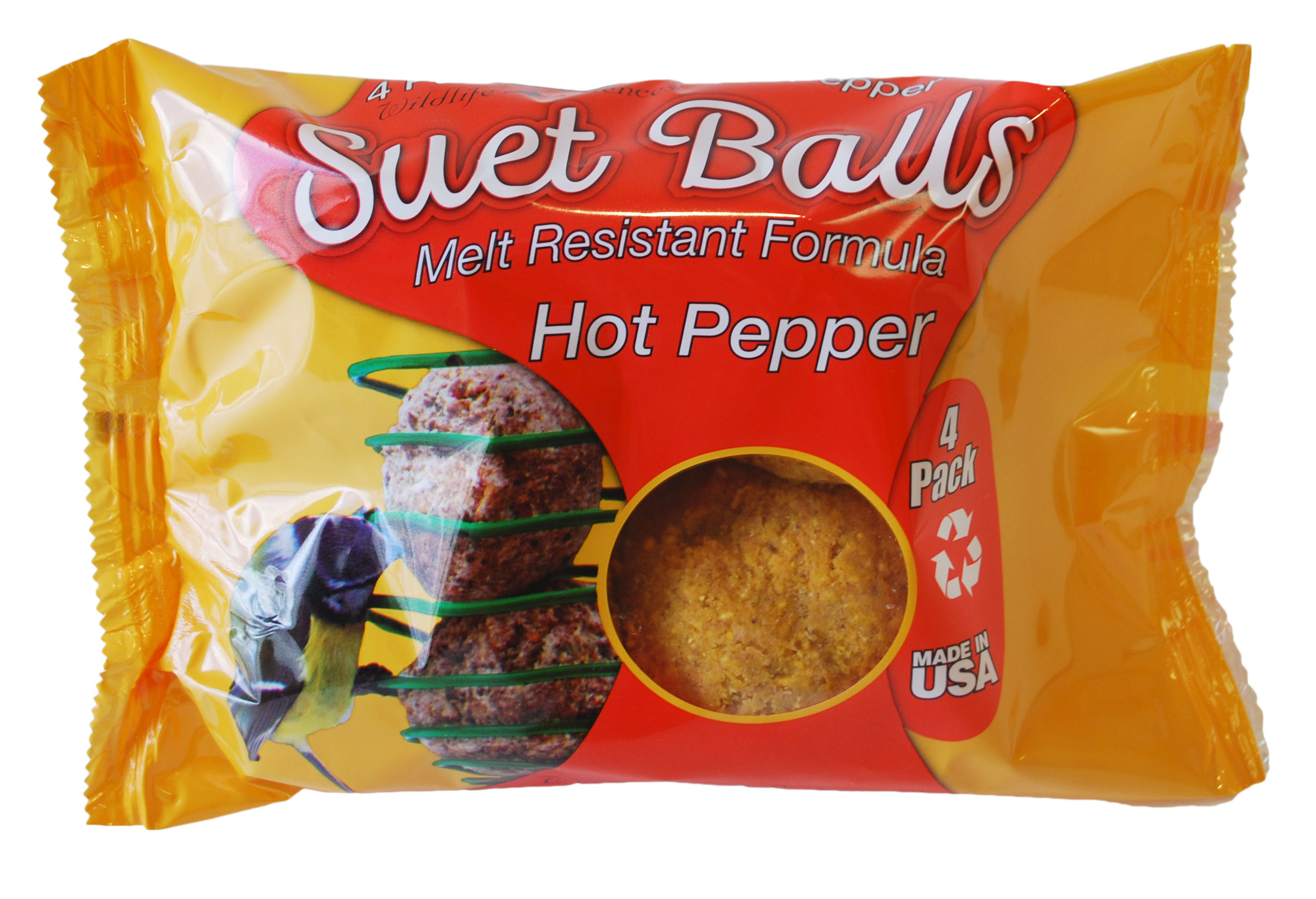 Hot Pepper Suet Balls – Wrapper 4 Pack